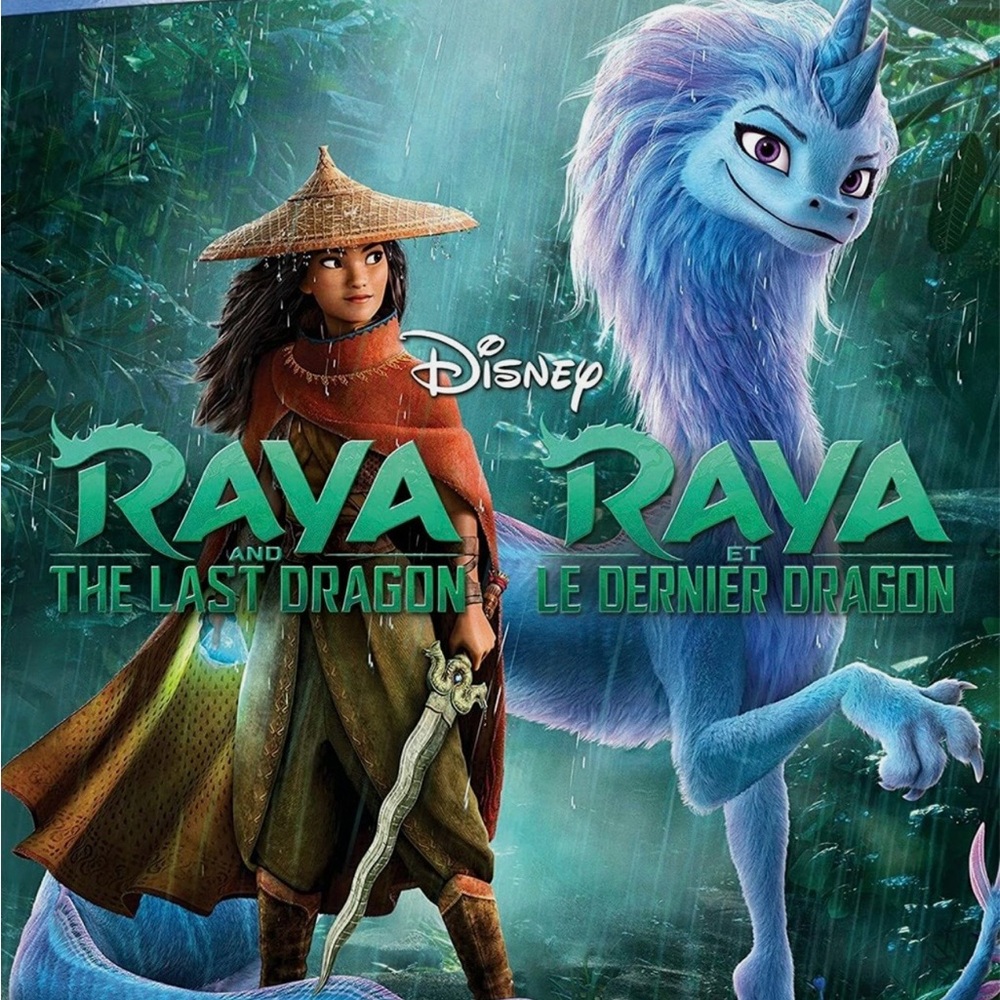 Disney Raya and the Last Dragon on a Blu-ray + DVD